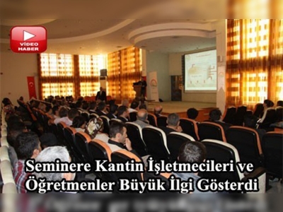 Şanlıufrada  okul kantini işletmecilerine hijyen semineri