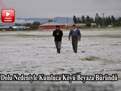 Muş'ta dolu yağışı