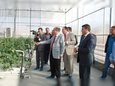 Adıyamanda eğitim amaçlı sera kuruldu