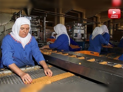 Her 3 bisküviden biri Karaman'da üretiliyor 