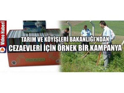 Tarım Bakanlığı'ndan Cezaevlerine Tarımsal Eğitim Desteği