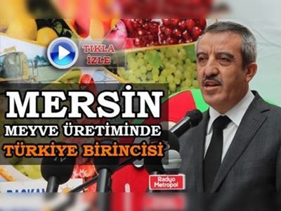 Mersin 9. Uluslararası Tarım Fuarı açıldı