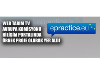 Web Tarım Tv Örnek Proje Olarak Avrupa Komisyonu Bilişim Portalında