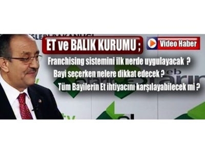 Et Ve Balık Kurumu Genel Müdürü Bekir Ulubaş Web Tarım Tv Nin Konuğu Oldu