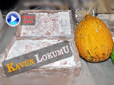 Kırkağaç kavunu lokum oldu