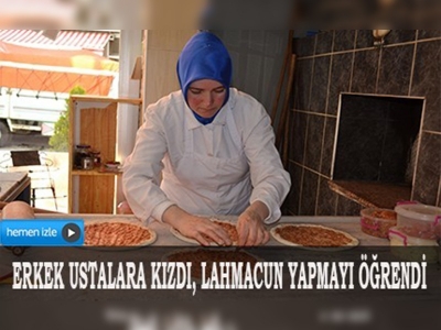 Kadın lahmacun ustası