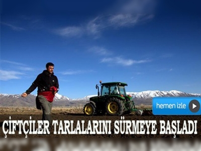 Baharın gelişiyle çiftçilerin mesaisi başladı 