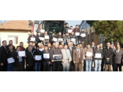 Aydın'da Pamuk Hasat Makinesi Operatör Belgesi Dağıtım Töreni Düzenlendi