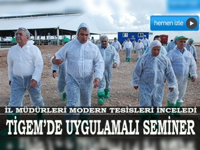 Ceylanpınar TİGEMde uygulamalı seminer
