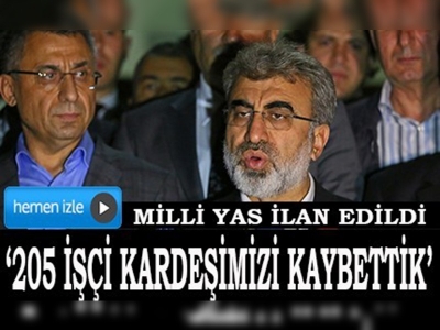 Türkiyede milli yas ilan edildi