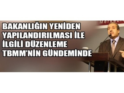 Bakan Eker: Bakanlığın Yeniden Yapılandırılmasıyla İlgili Düzenleme TBMM'nin Gündeminde