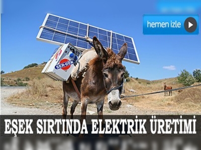 Eşek sırtında elektrik üretimi