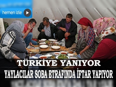 Erciyeste 2 bin 200 rakımda iftar