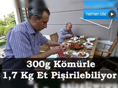 Dumansız kömürlü mangal icat etti 