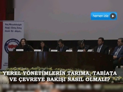 Ankara Üniversitesi Ziraat Fakültesi'nde panel