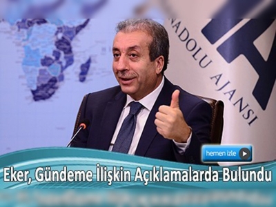 Bakan Eker, AA Editör Masası'na konuk oldu