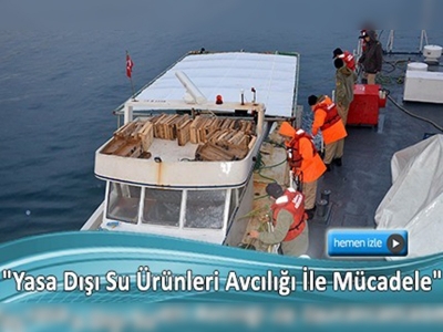 İzmir'de trol avcılığına yönelik operasyon