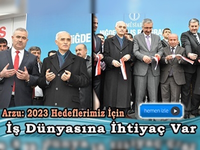 MÜSİAD Niğde Şubesi açıldı