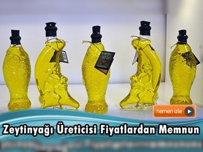 Zeytin ve yağının fiyatı üreticiyi sevindirdi