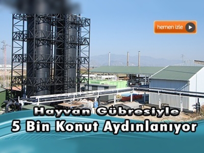 Aydın'da biyogaz enerji santrali