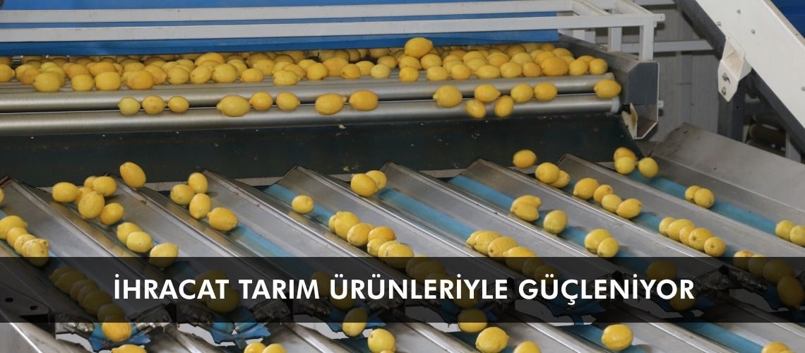 İhracat tarım ürünleriyle güçleniyor