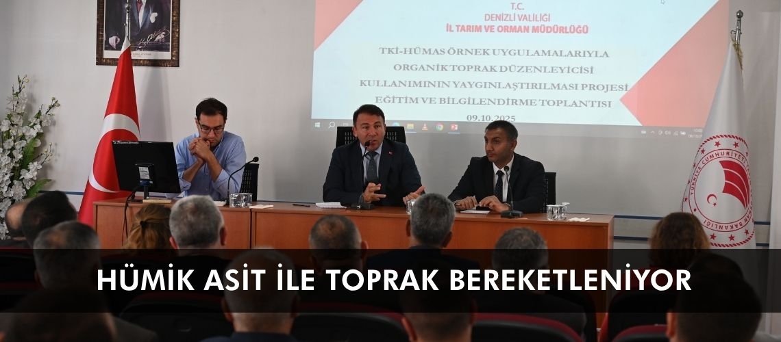Hümik asit ile toprak bereketleniyor