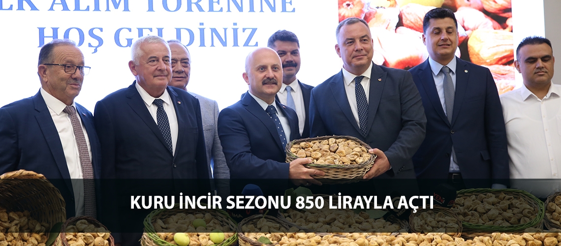 Kuru incir sezonu 850 lirayla açtı