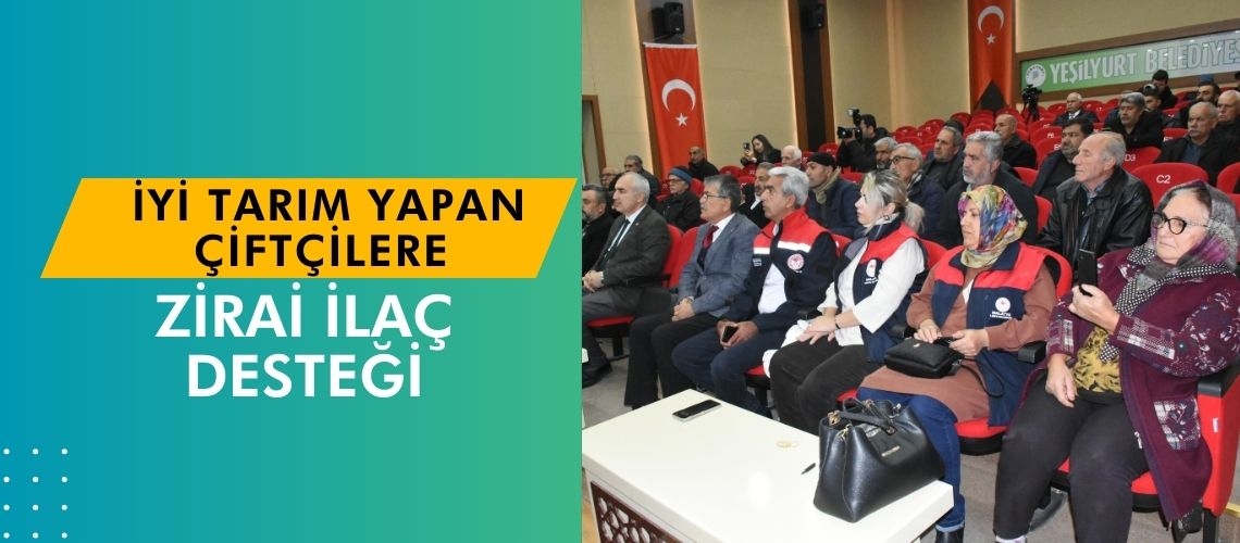 İyi tarım yapan çiftçilere zirai ilaç desteği