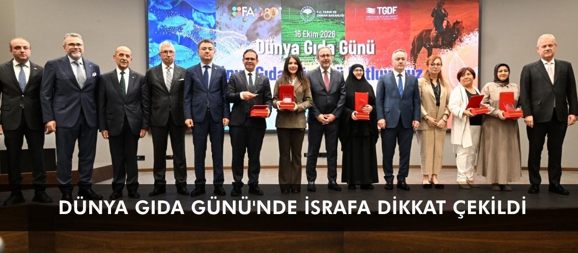 Dünya Gıda Günü'nde israfa dikkat çekildi