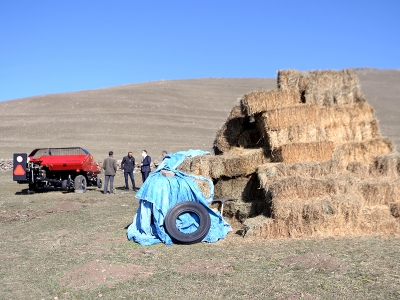 Ekipman desteği geldi, yem erken depolandı