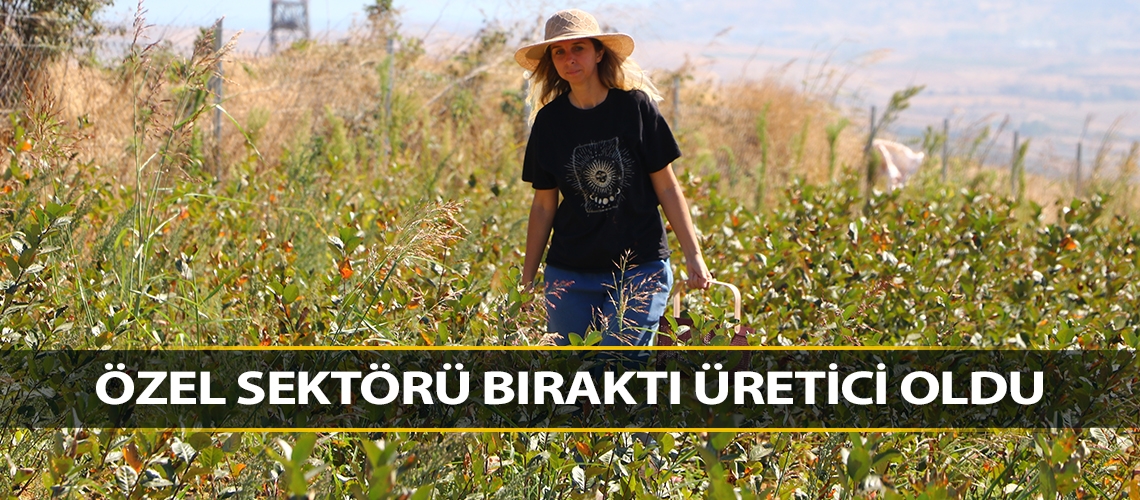 Özel sektörü bıraktı üretici oldu