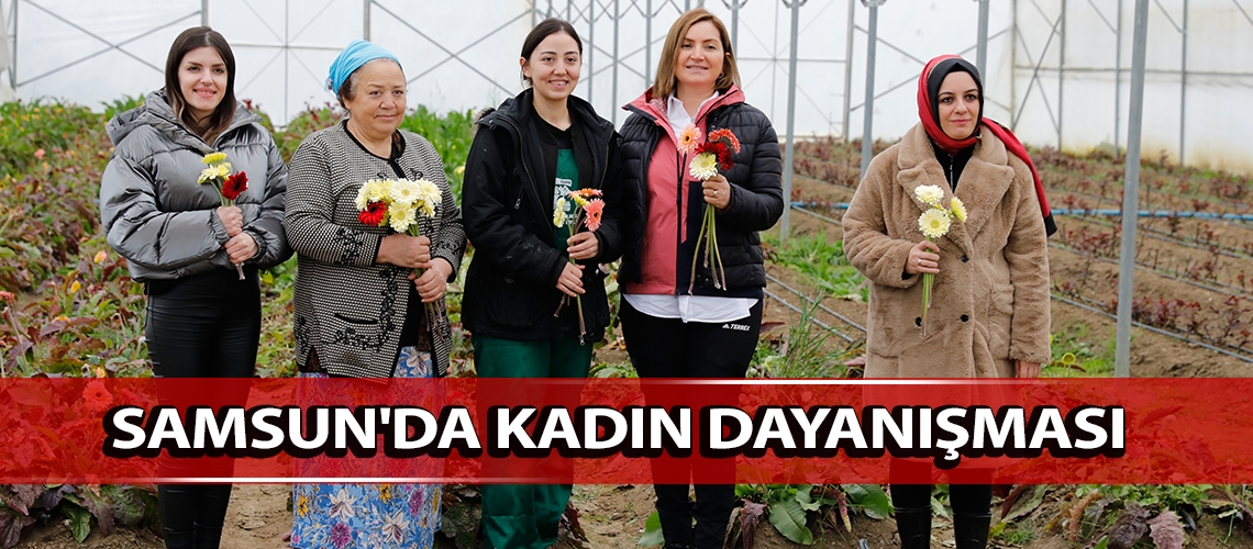 Samsun'da kadın dayanışması