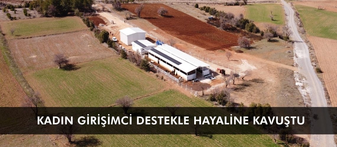 Kadın girişimci destekle hayaline kavuştu