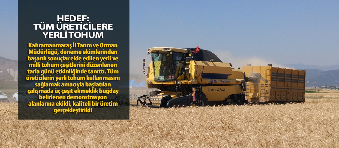 Hedef: Tüm üreticilere yerli tohum
