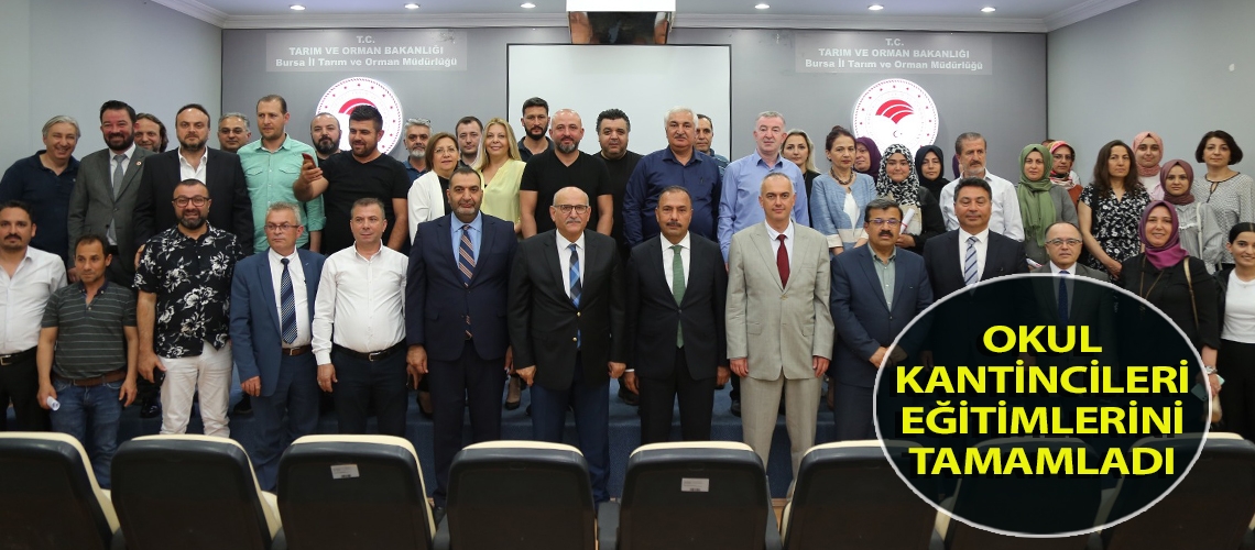 Okul kantincileri eğitimlerini tamamladı