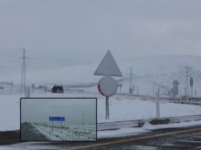 Kars ve Ardahan mayıs ayında beyaza büründü