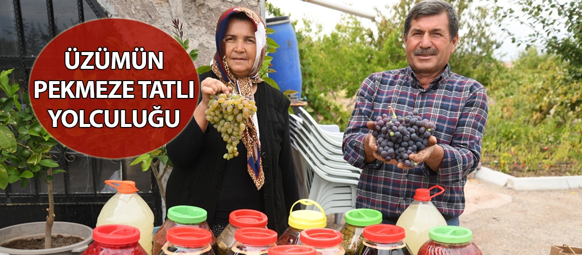 Üzümün pekmeze tatlı yolculuğu