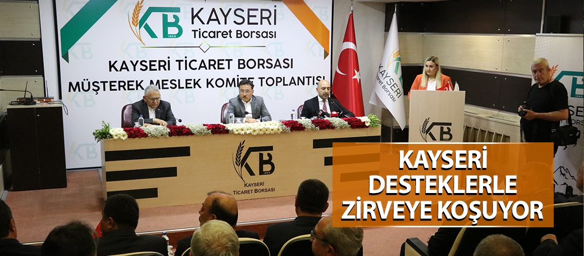 Kayseri desteklerle zirveye koşuyor