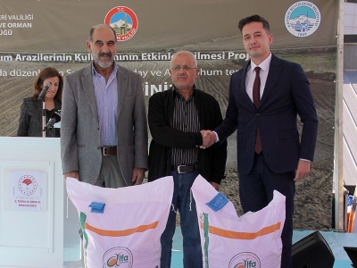 Kayseri’de üreticilere hububat tohum desteği sağlandı