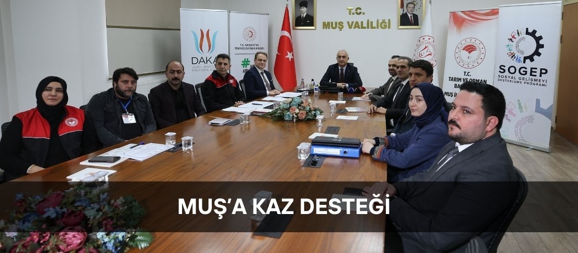 Muş’a kaz desteği