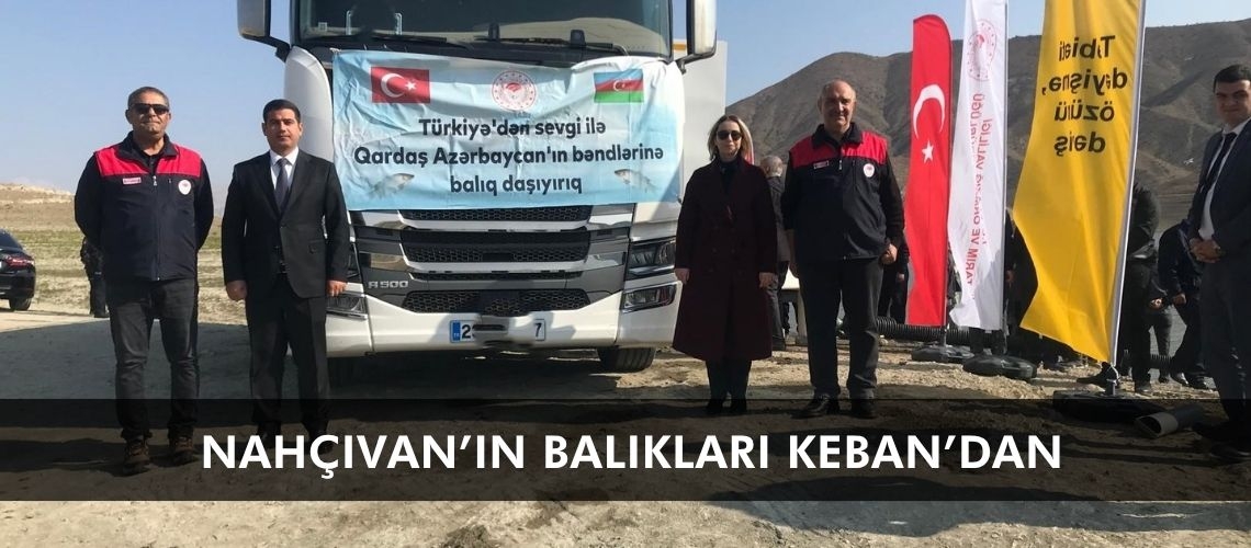 Nahçıvan’ın balıkları Keban’dan