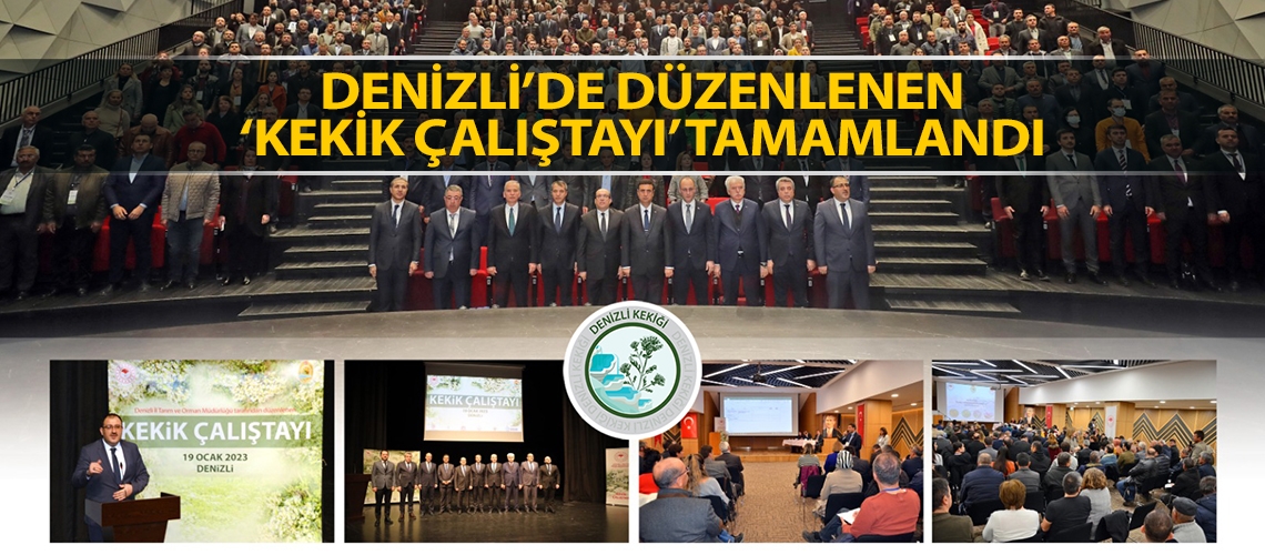 Denizli’de düzenlenen ‘Kekik Çalıştayı’ tamamlandı