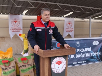 Kilisli üreticilere tohum desteği