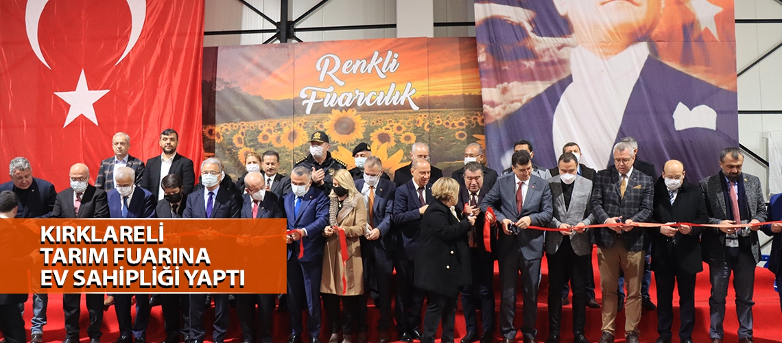 Kırklareli tarım fuarına ev sahipliği yaptı