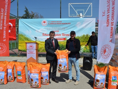 Konya’da sarı bahar