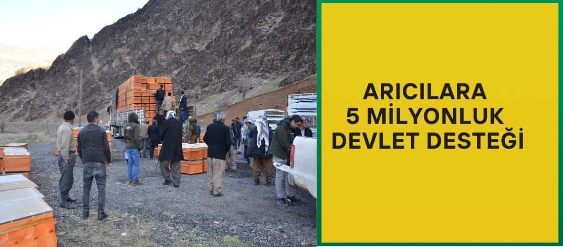 Arıcılara 5 milyonluk devlet desteği