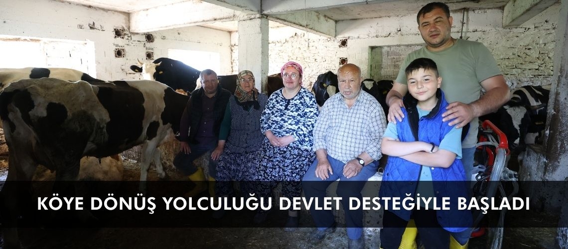 Köye dönüş yolculuğu devlet desteğiyle başladı