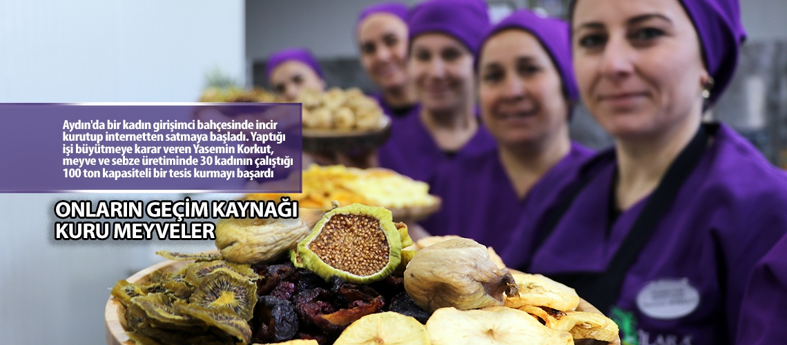 Onların geçim kaynağı kuru meyveler