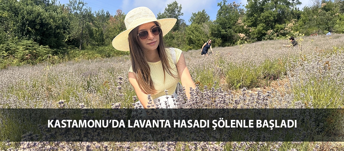 Kastamonu’da lavanta hasadı şölenle başladı