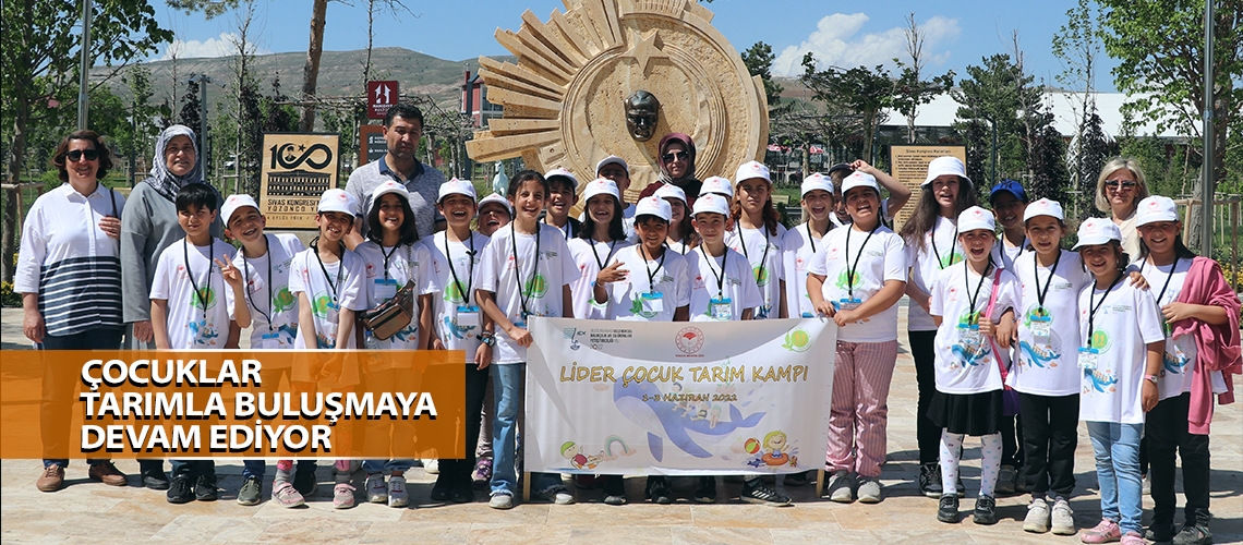 Çocuklar tarımla buluşmaya devam ediyor
